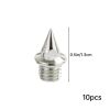 10pcs 1/4 In Stainless Steel Spikes With 1pc Spike Wrench; Track And Cross Country Spikes Shoe For Running; Hiking; High Jumping; Cross Country